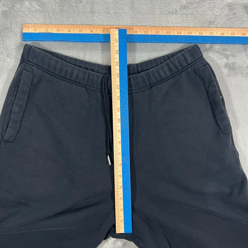 JORDAN Fleece Shorts Mens Medium Black 331588-010 Jumpman Cotton Athletic